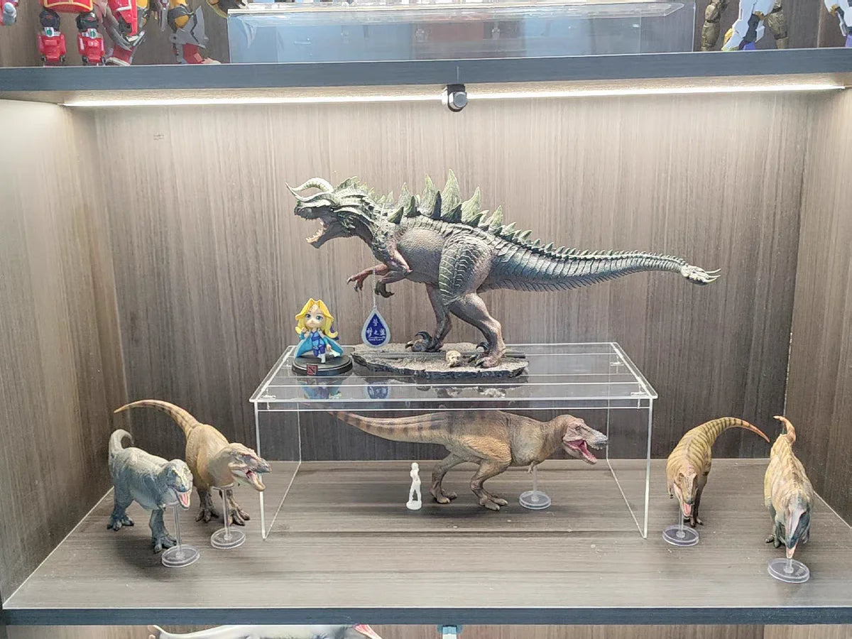 Transparent Acrylic Display Stand For Toys Model, Assembly Desktop Heightened Storage Shelf, Refrigerator Cabinet Layered