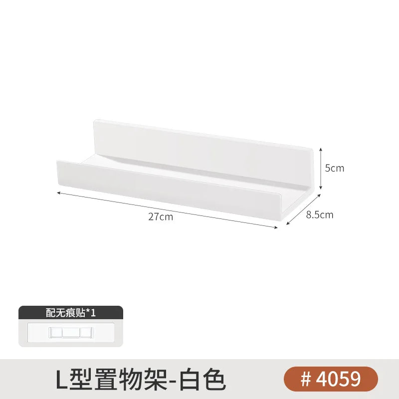 Invisible Wall-Mounted Kitchen Knife Storage Ra Dustproof Plastic Cabinet Door No-Drilling Required Small Knife Organizer