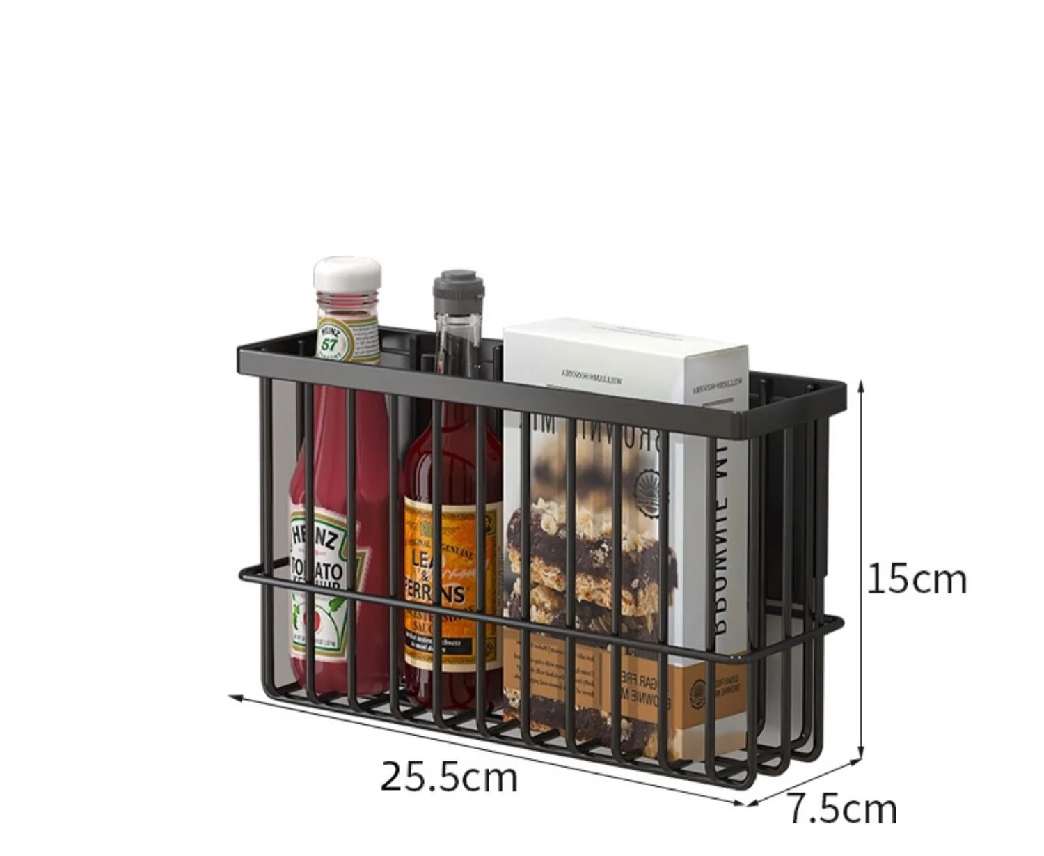 Multi-function Magnetic Fridge Storage Rack Magnetic Paper Towel Holder Household Wall Hanging Basket Kitchen Organizer Shelf