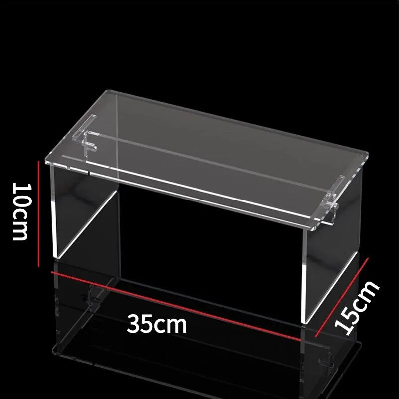 Transparent Acrylic Display Stand For Toys Model, Assembly Desktop Heightened Storage Shelf, Refrigerator Cabinet Layered