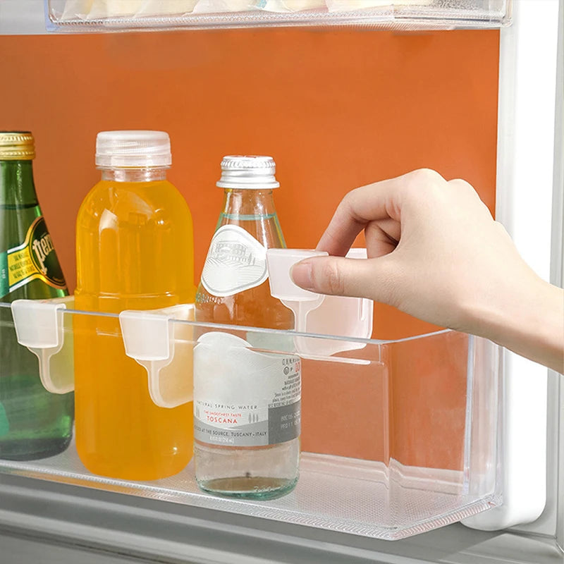 Refrigerator Storage Partition Board Fridge Kitchen Organization Home Divider Storage Splint Kitchen Bottle Can Shelf Organizer