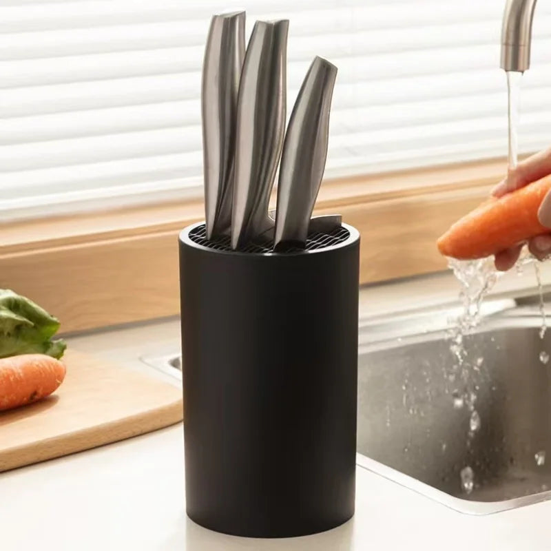 6 Styles Knife Holder Inserted Knives Storage Stand Fruit Knife Cleaver Chop Bone Knife Scissors Organizer Kitchen Accessories