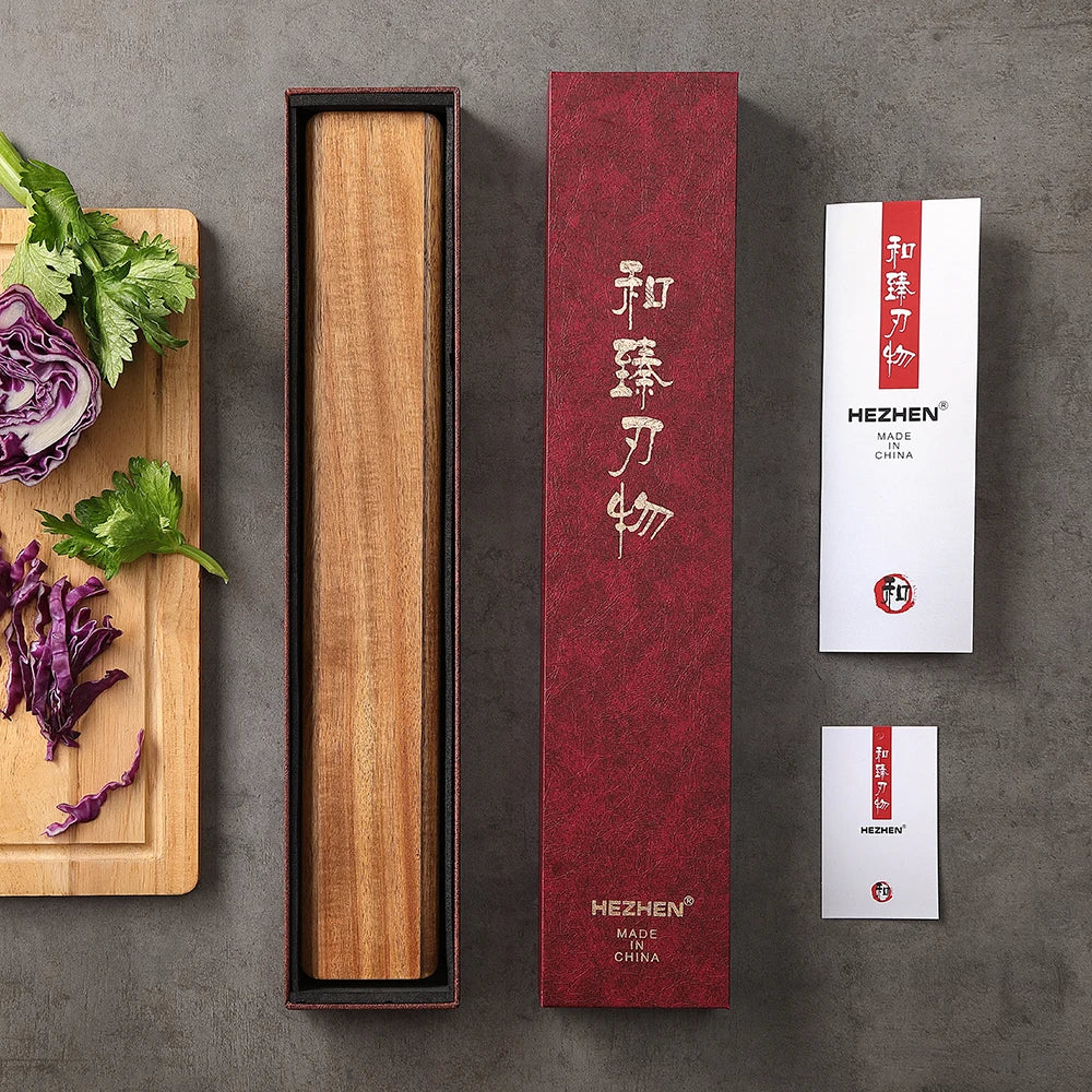 Hezhen Magnetic Knife Holder 400mm Kitchen Accessories Wooden Knives Storage Tools Acacia Wood This Is A Holder Without Knife