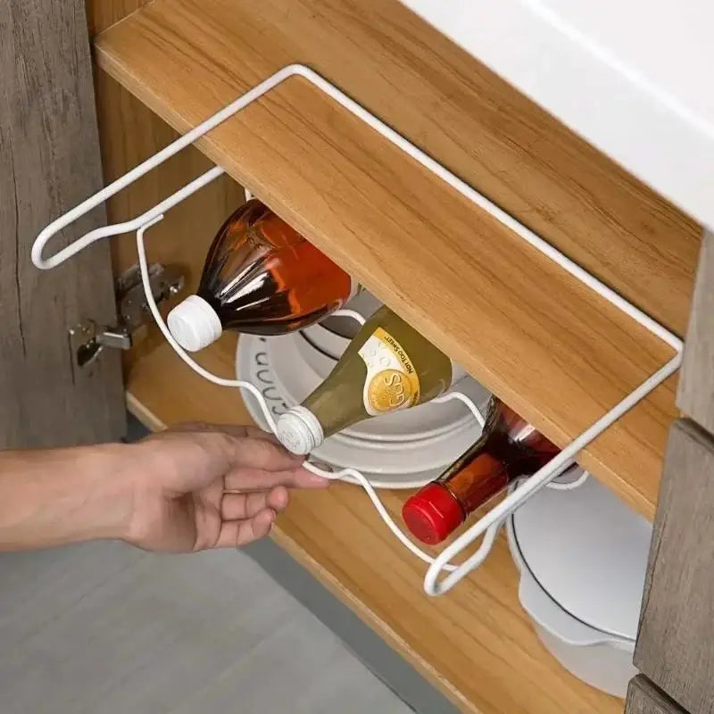 Household Convenient Storage Rack Small Tool Refrigerator Storage Organizing Rack Beer Bottle Inner Rack Kitchen Storage Rack