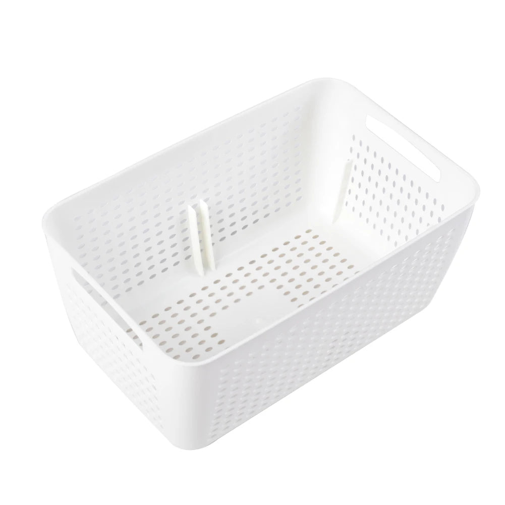 【Lifeideas】1.7L/4.5L Nested Fridge Storage Container with Removable Colander Refrigerator Fresh Vegetable Fruits Drain Basket