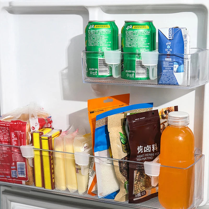 Refrigerator Storage Partition Board Fridge Kitchen Organization Home Divider Storage Splint Kitchen Bottle Can Shelf Organizer