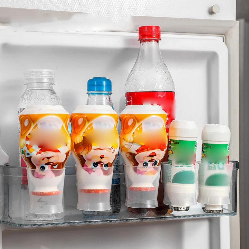 Refrigerator Side Door Storage Small Hanging Rack Yogurt Inverted Storage Rack Classification Organization Rack Classification