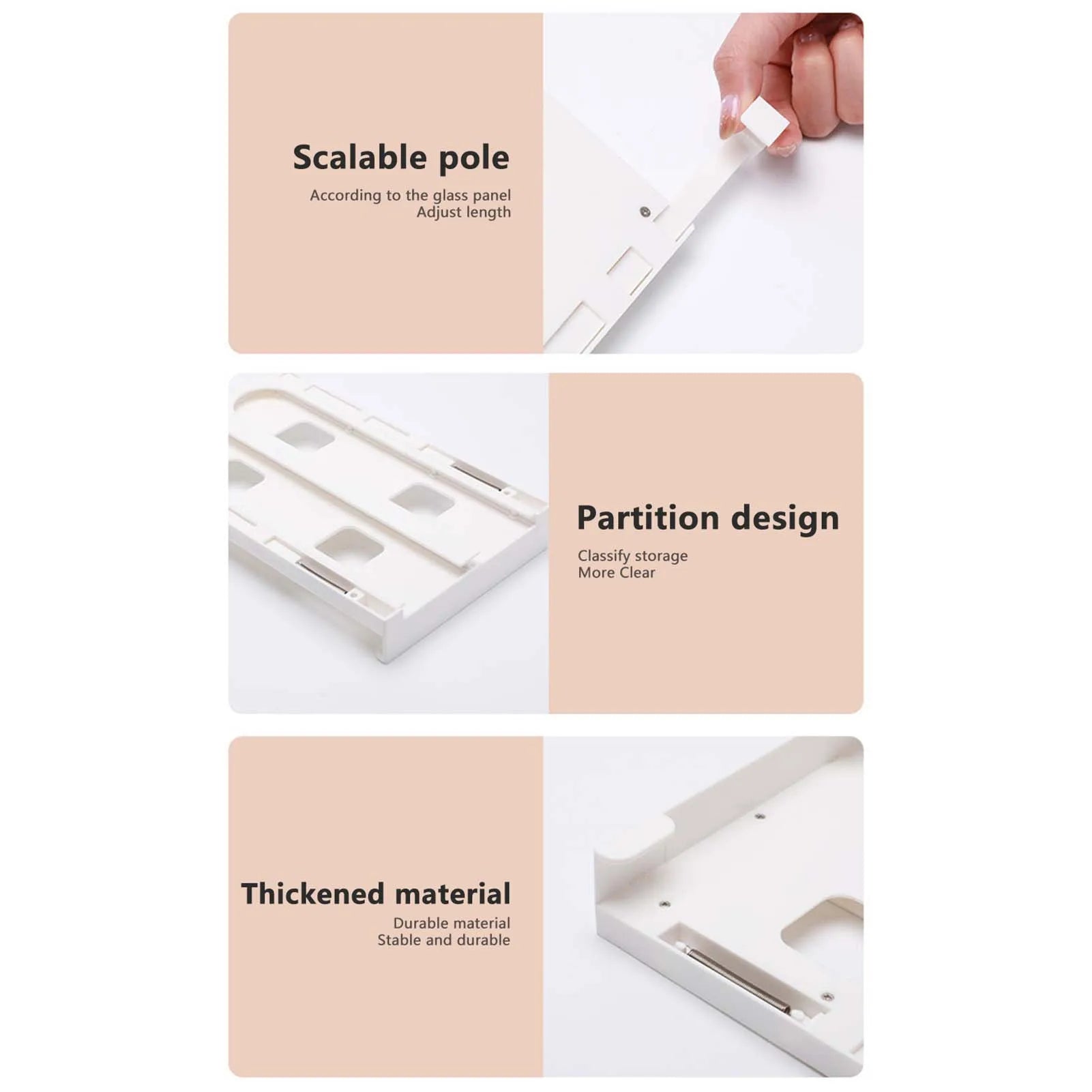 Hanging Fridge Soda Can Organizer Convenient to Install Efficient Fridge Shelf Holder Suitable for Refrigerators Kitchen