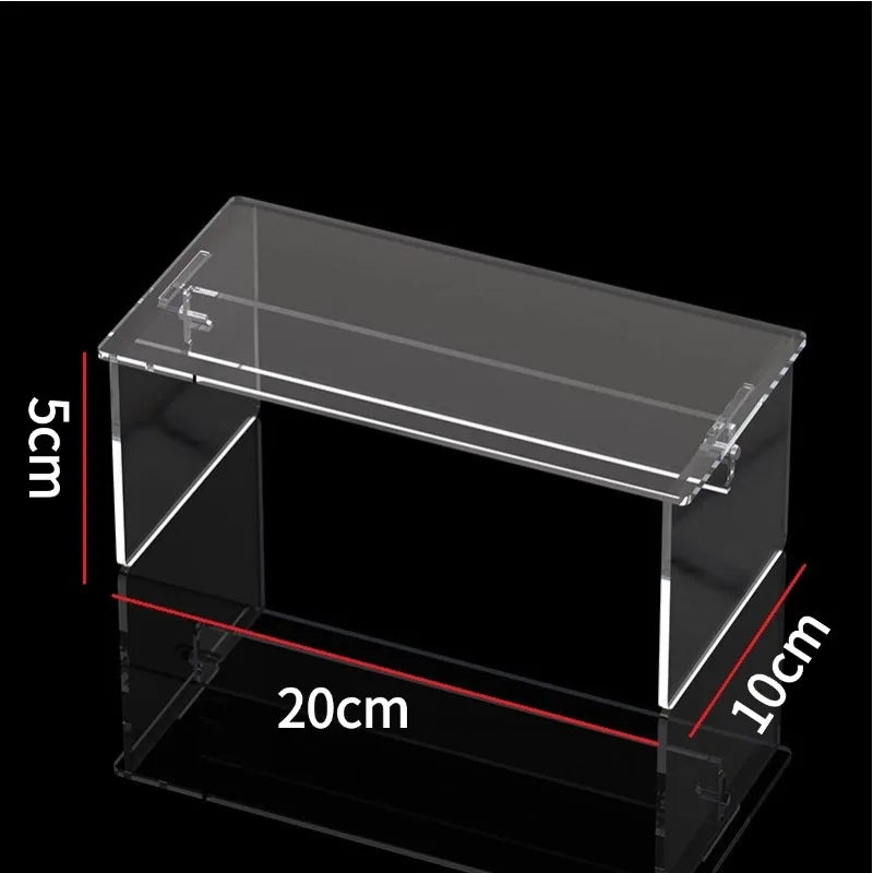 Transparent Acrylic Display Stand For Toys Model, Assembly Desktop Heightened Storage Shelf, Refrigerator Cabinet Layered