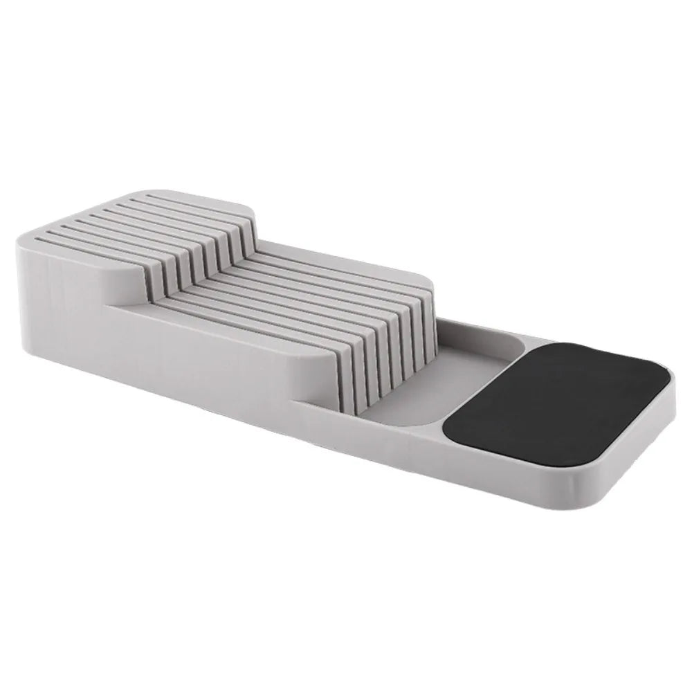 Knife Storage Box Knife Holder Storage Box Knife Stand Storage and Drawer Storage Box Kitchen Drawer Cutlery Storage Tray