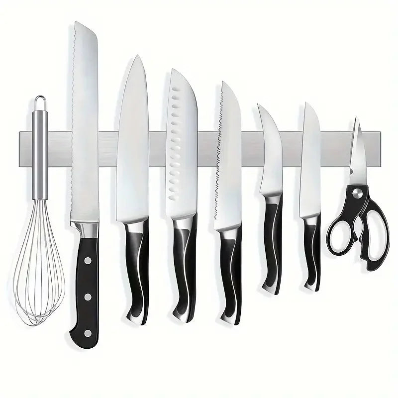 Professional Magnetic Strip Stainless Steel Magnetic Knife Holder Rack Kitchen Knife Shelf Bar 30 40 50 cm Kitchen Accessories