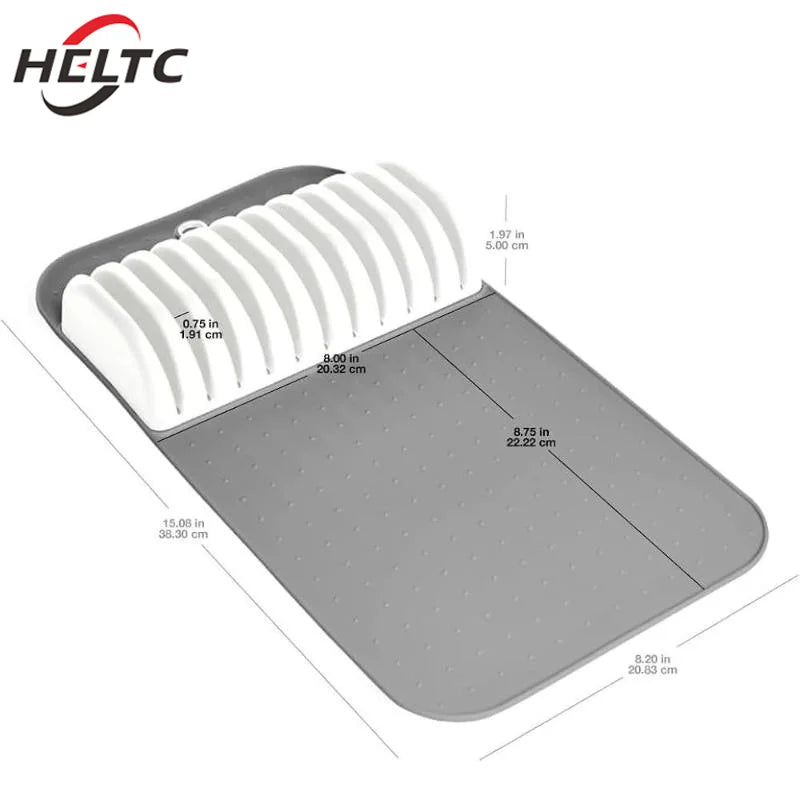 Premium Knifes Holder Organization Soft-Grip 5/11 Slots Large Knife Mat Non-Slip Kitchen Drawer Knifes Organization Home Tools
