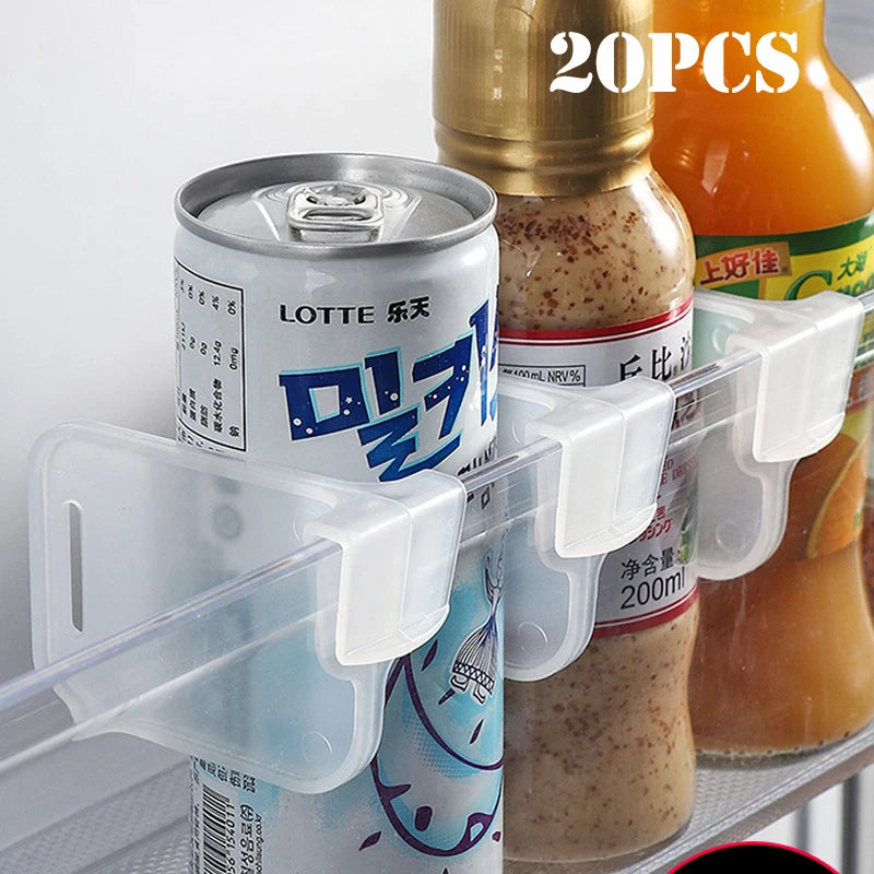 Refrigerator Storage Partition Board Fridge Kitchen Organization Home Divider Storage Splint Kitchen Bottle Can Shelf Organizer