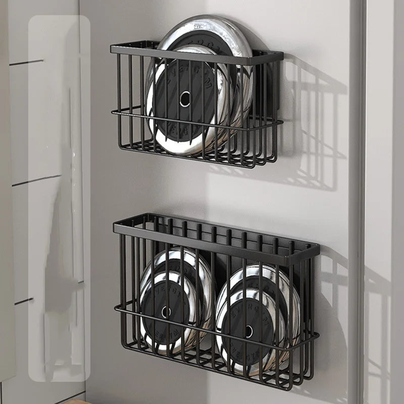 Multi-function Magnetic Fridge Storage Rack Magnetic Paper Towel Holder Household Wall Hanging Basket Kitchen Organizer Shelf