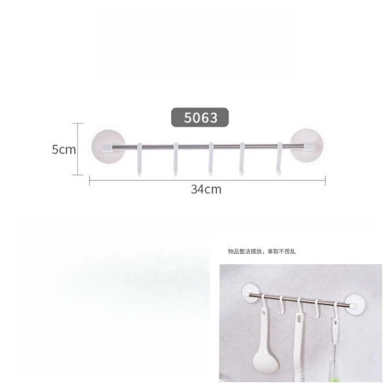 Invisible Wall-Mounted Kitchen Knife Storage Ra Dustproof Plastic Cabinet Door No-Drilling Required Small Knife Organizer