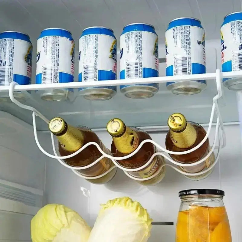 Household Convenient Storage Rack Small Tool Refrigerator Storage Organizing Rack Beer Bottle Inner Rack Kitchen Storage Rack