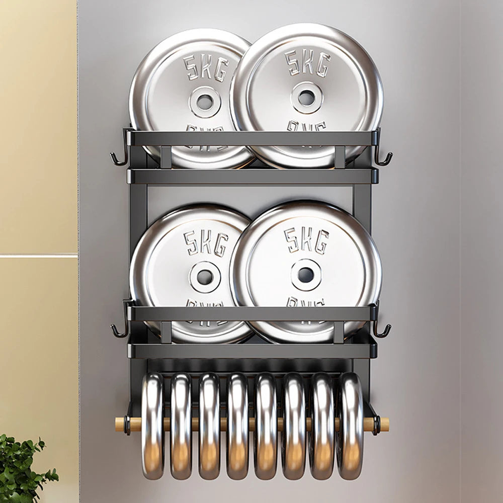 Multi-functional storage rack magnetic suction refrigerator hanging rack non-drilling seasoning rack multi-layer cling film stor