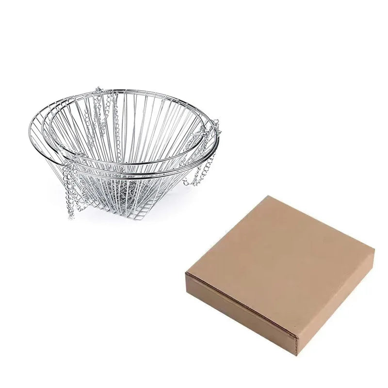 Foldable Hanging Fruit Basket Nordic Wall Hanging Snacks Storage Basket Iron Wire Three Tier Flowers Basket Storage Rack