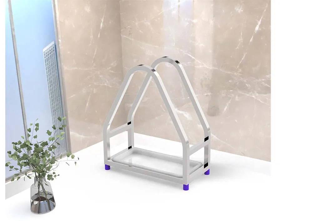 Stainl Steel 304 Knife Holder Cutting Board Stand Kitchen Storage Ra Utensil elf Anti-Mold Stainl Steel Kitchen Sto...