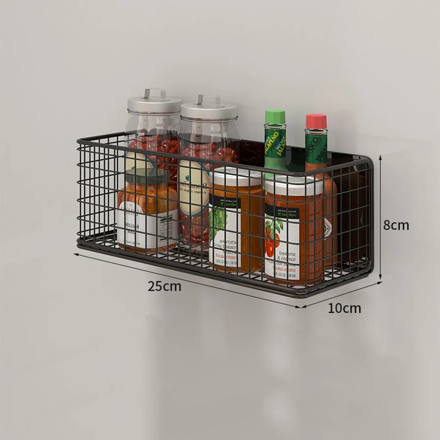 1pc Strong Magnetic Spice Rack-No-Drill,Space-Saving Kitchen Organizer for Refrigerator & Microwaves with Super Magnetic Suction