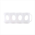 Portable soda can storage box, suitable for refrigerator rack beer can rack refrigerator storage slide rack transparent plastic