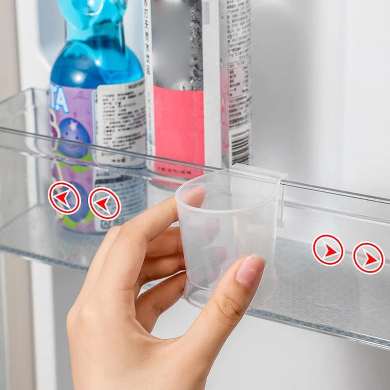 Refrigerator Side Door Storage Small Hanging Rack Yogurt Inverted Storage Rack Classification Organization Rack Classification