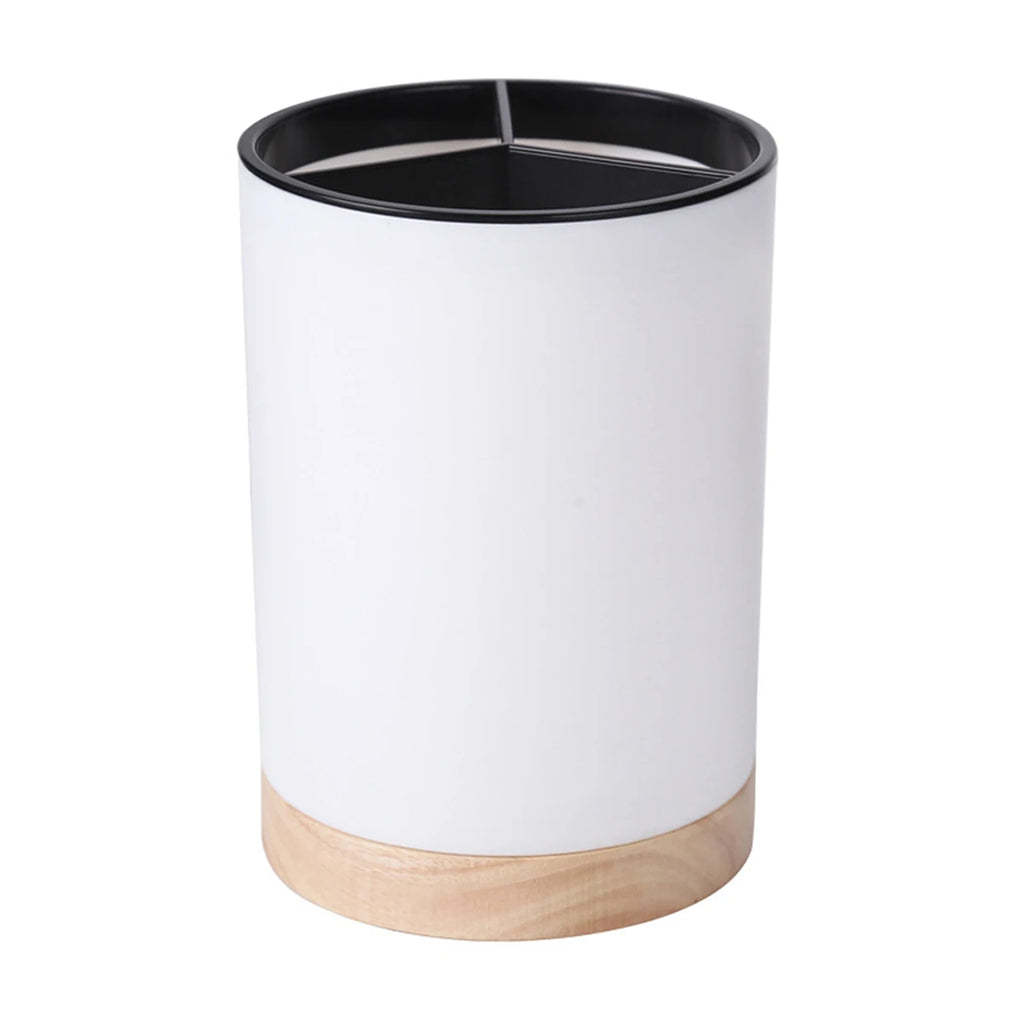Kitchen Tableware Storage Bucket Utensil Holder Cutlery Drainer Plastic Chopstick Spoon Storage Rack Detachable 3 Divided