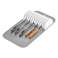 Premium Knifes Holder Organization Soft-Grip 5/11 Slots Large Knife Mat Non-Slip Kitchen Drawer Knifes Organization Home Tools