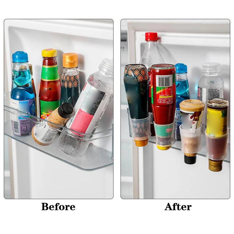 Refrigerator Side Door Storage Small Hanging Rack Yogurt Inverted Storage Rack Classification Organization Rack Classification