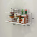 1pc Strong Magnetic Spice Rack-No-Drill,Space-Saving Kitchen Organizer for Refrigerator & Microwaves with Super Magnetic Suction