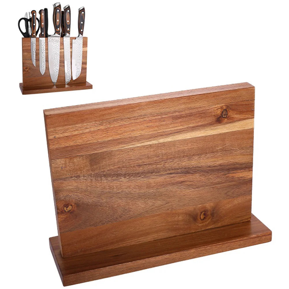 Magnetic Universal Knife Stand Knife Display Rack Knife Set Holder Stand with Strong Enhanced Magnets for Counter Top