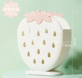 Cute Strawberry Chopsticks Holder Drain Rack Kitchen Tableware Storage Rack Hollow Cutlery Drainer Spoon Fork Knife Shelf Holder