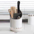 Cutlery Storage Holder Plastic Drainer Drain Containers Drying Rack Tableware Table Knife Spoon Fork Container Kitchen Tool