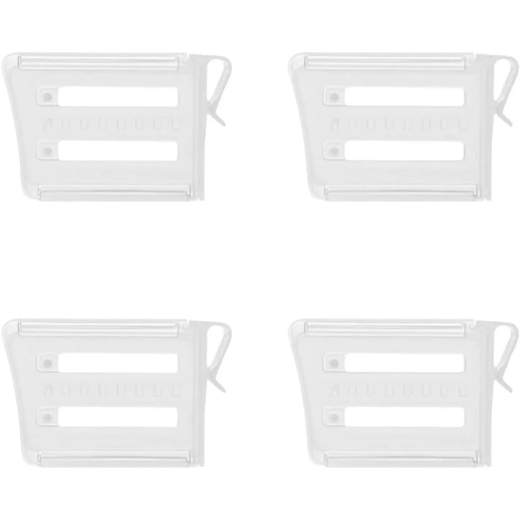 Refrigerator Dividers Clip,Adjustable Plastic Organizer Tools,Fridge Door Retractable Snap-on Space Separators Kitchen Storage