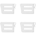 Refrigerator Dividers Clip,Adjustable Plastic Organizer Tools,Fridge Door Retractable Snap-on Space Separators Kitchen Storage