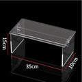 Transparent Acrylic Display Stand For Toys Model, Assembly Desktop Heightened Storage Shelf, Refrigerator Cabinet Layered