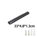Kitchen Wall Mounted Magnetic Knife Holder Hardware Tools Absorbent Simple Multifunctional Shelf Plastic Stripe