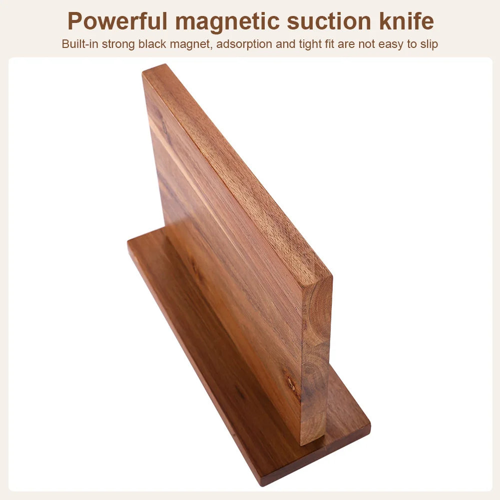 Magnetic Universal Knife Stand Knife Display Rack Knife Set Holder Stand with Strong Enhanced Magnets for Counter Top