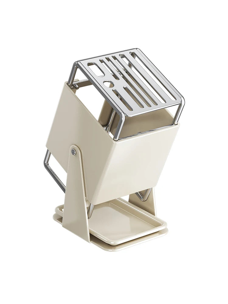 Stainl Steel Kitchen Knife Holder Rotating Blade Storage Ra High Aesthetic Multi-Function Kitchen Storage elf