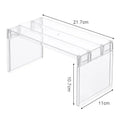 Refrigerator Organizers Storage Rack Fridge Layered Separator Shelves Transparent Desktop Stand Save Space Kitchen