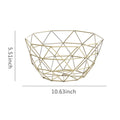 Metal Fruit Basket Simple Fruit Basin Multi-Size Iron Snack Bread Vegetable Storage Bowls Kitchen Eggs Dessert Holder Organizer