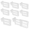 Retractable Fridge Drawer Separators, Plastic Fridge Door Organizer, Adjustable Refrigerator Divider Clip for Kitchen  Storage