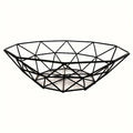 1pc Wire Fruit Bowl Iron Mesh Woven Fruit Basket Kitchen Countertop Fruit Bowl Vegetable Decorative Holder for Kitchen Snacks